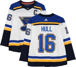 Brett Hull St. Louis Blues Autographed White Adidas Jersey - Fanatics Authentic Certified