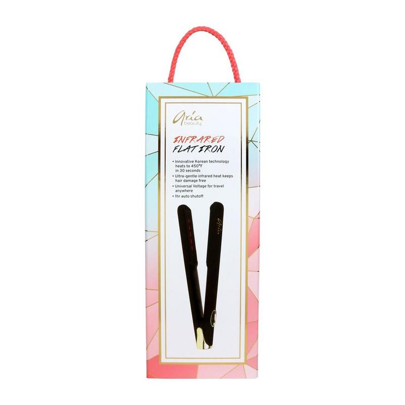 Aria Beauty Pastel Geometric 1" Infrared Hair Sraightener