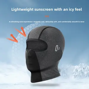 UPF 50+ Cooling Balaclava - Breathable Mesh Summer Face Mask for Motorcycle, Cycling, Running, Fishing, Quick Dry Sun Protection Helmet Liner mask balaclava full