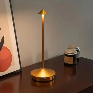 Cordless Table Lamp, 1 Count Rechargeable LED Desk Lamp, Portable Modern Dimmable Table Light for Indoor Outdoor, Home Decor, Room Decor