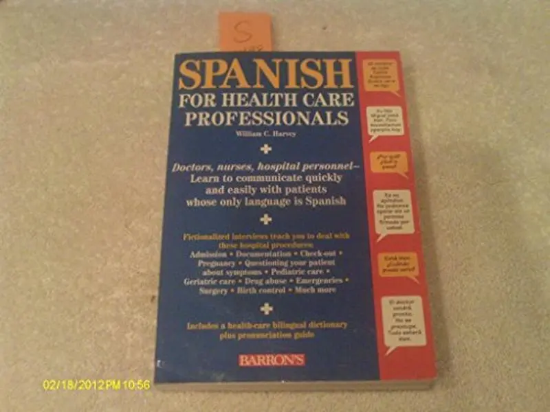 USED-Spanish for Health Care Professionals (English and Spanish Edition) by William C. Harvey (Paperback)