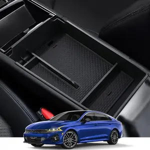 Compatible with Kia K5 2025 2024 2023 2022 2021 Accessories DL3 GT GT-Line Car Center Console Organizer Armrest Storage Box Organizer Armrest Cover Insert Tray (Not Fit Optima)