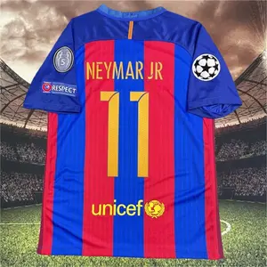16-17 FCB Home No. 11 Neymar Short Sleeve Jersey