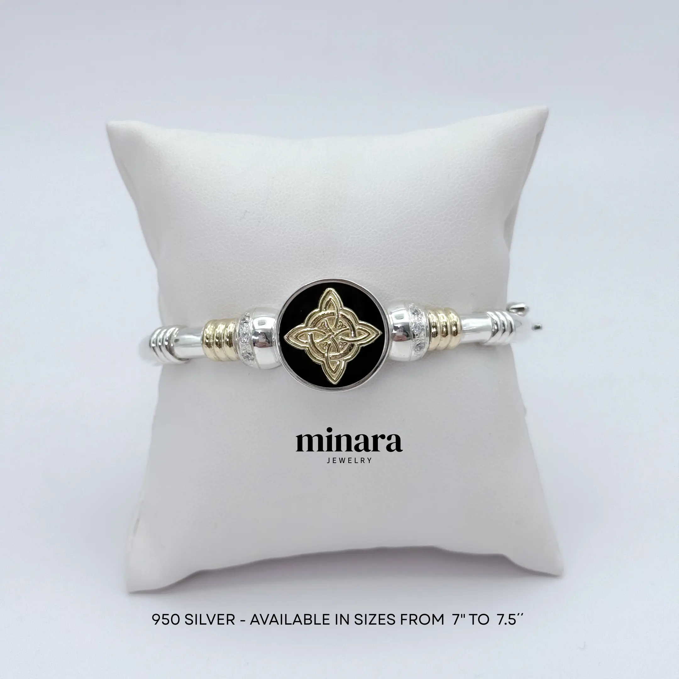 950 Silver Bracelet Nudo de Bruja - Luxurious 950 Silver Material with Mystical Design for Casual & Formal Occasions