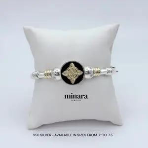 950 Silver Bracelet Nudo de Bruja - Luxurious 950 Silver Material with Mystical Design for Casual & Formal Occasions