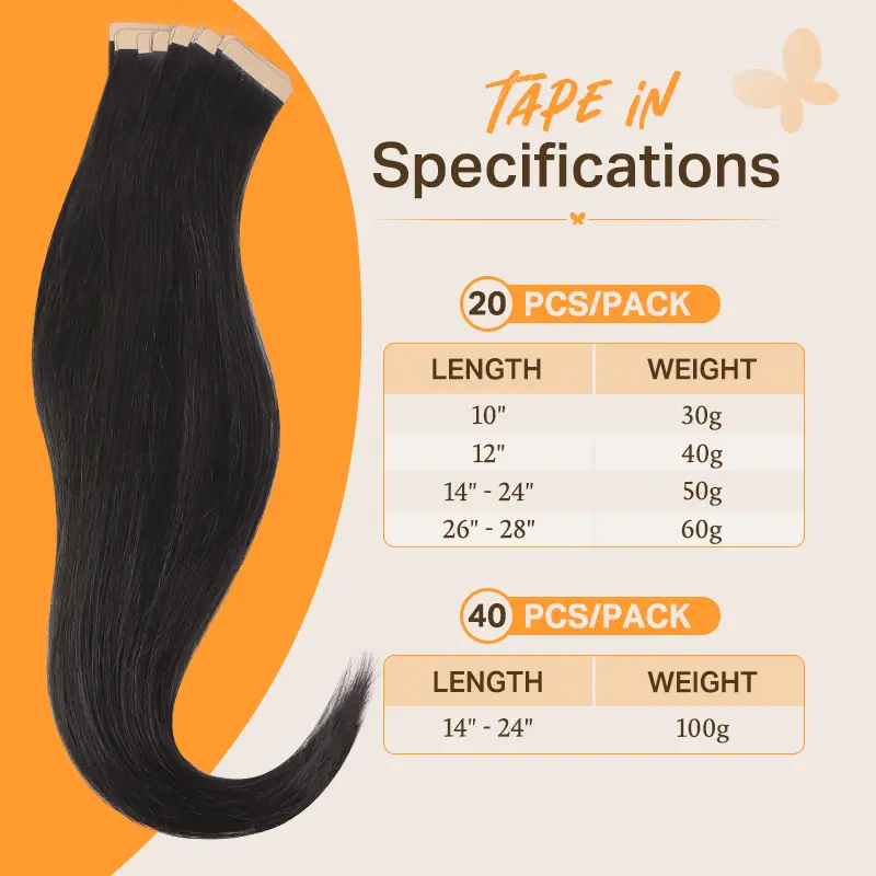 【#1 24inch only 53.24】Doores Tape in 10-28'' length Remy Human Hair Extensions Natural Straight#tiktokshopstockup 【#1 24inch only 53.24】Doores Tape in 10-28'' length Remy Human Hair Extensions Natural Straight#tiktokshopstockup