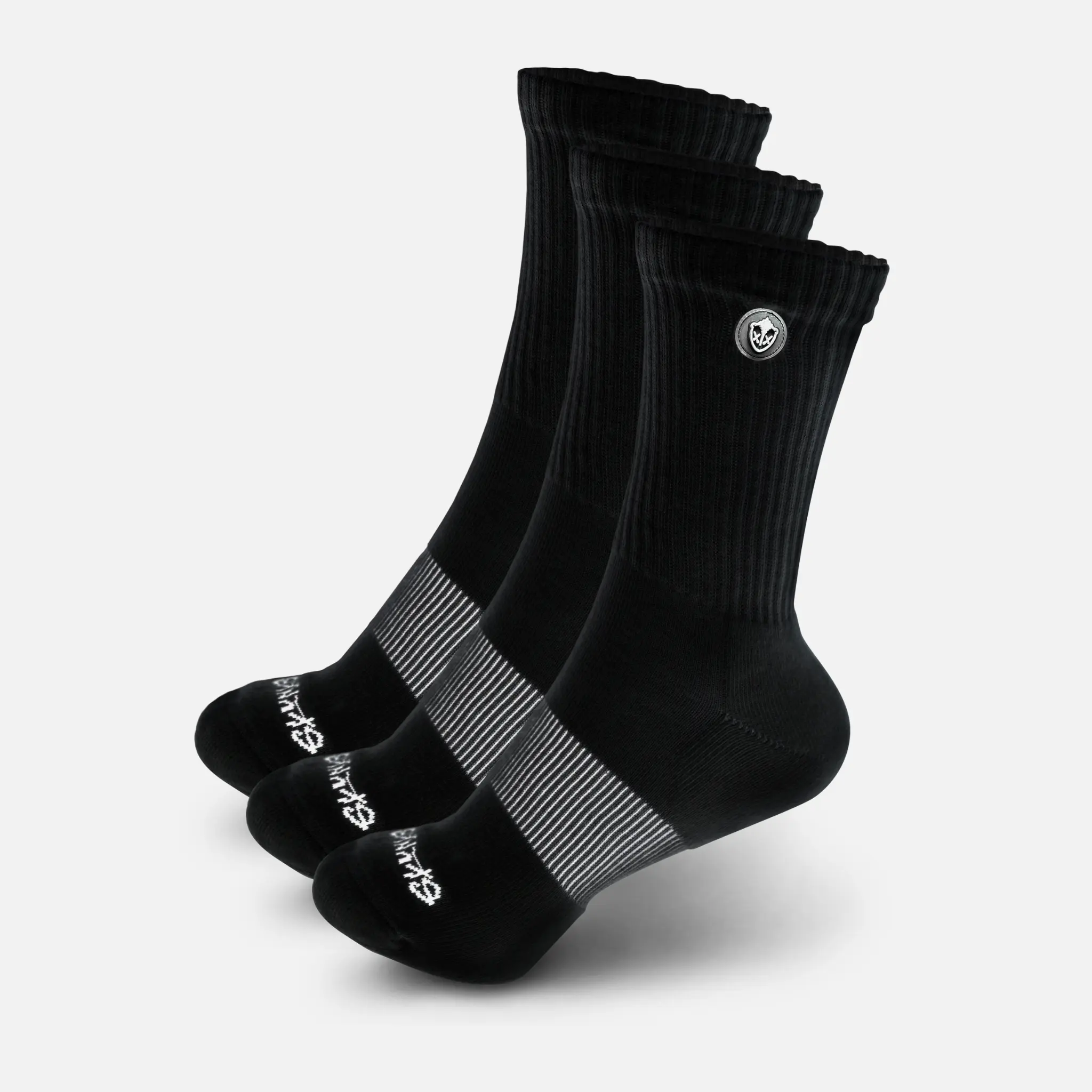 Skunk Skin Anti-Odor Crew Socks 3 Pack – Moisture Wicking Work Athletic Socks for Men and Women
