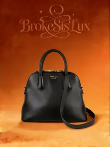 Pre-owned PRADA BLACK LEATHER SHOULDER BAG