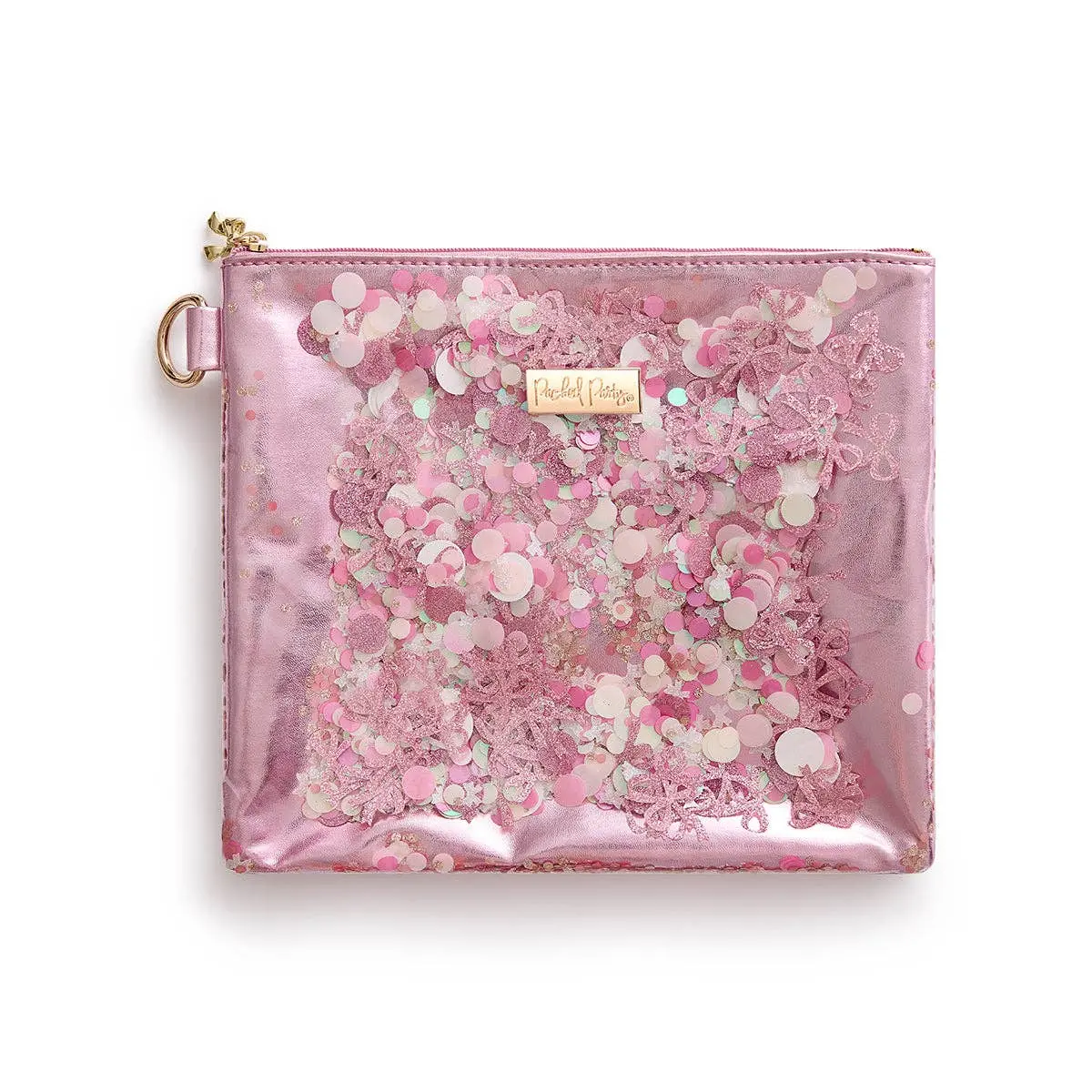 Pink Bows & Confetti Pink Everything Pouch