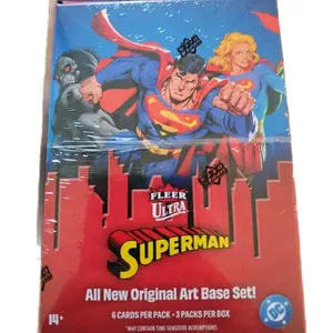 Superman Fleer Blaster Box Factory Sealed Trading Card Collectible Set Booster Box