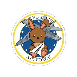 U.S. Air Force Badge Bunny Sticker