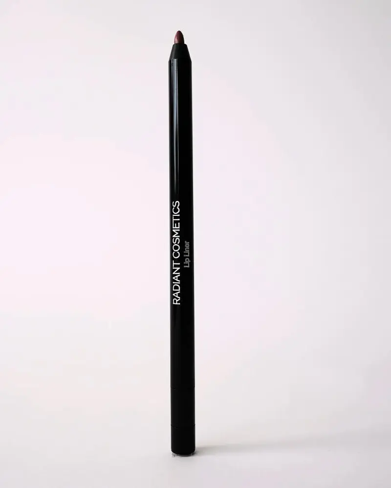 Radiant Cosmetics Lipliner with Built-in Sharpener - Long Lasting, Smudge-Proof, Waterproof Lipliner Makeup