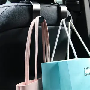 4pcs Hidden Car Seat Hooks, Universal Car Headrest Organizer Hooks for Bags, Purses, Groceries, No Drilling Required, Auto Interior Accessories for Cars, SUVs, Trucks