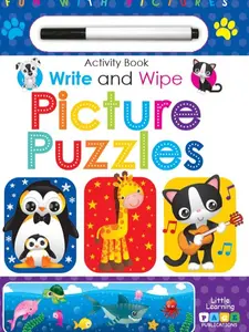 WRITE AND WIPE PICTURE PUZZLES