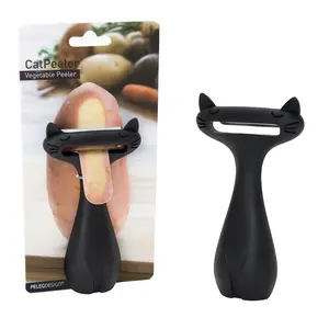 Peleg Design CatPeeler Cute Vegetable Peeler, Cat Design Peeler for Potato Carrot Fruit, Kitchen Utensil Décor