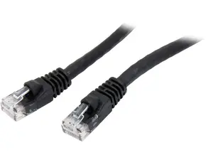 Nippon Labs CAT6MB-100BK 100 ft. Cat 6 Black UTP Injection Molded Boot Patch 100ft Cables 100 feet - OEM
