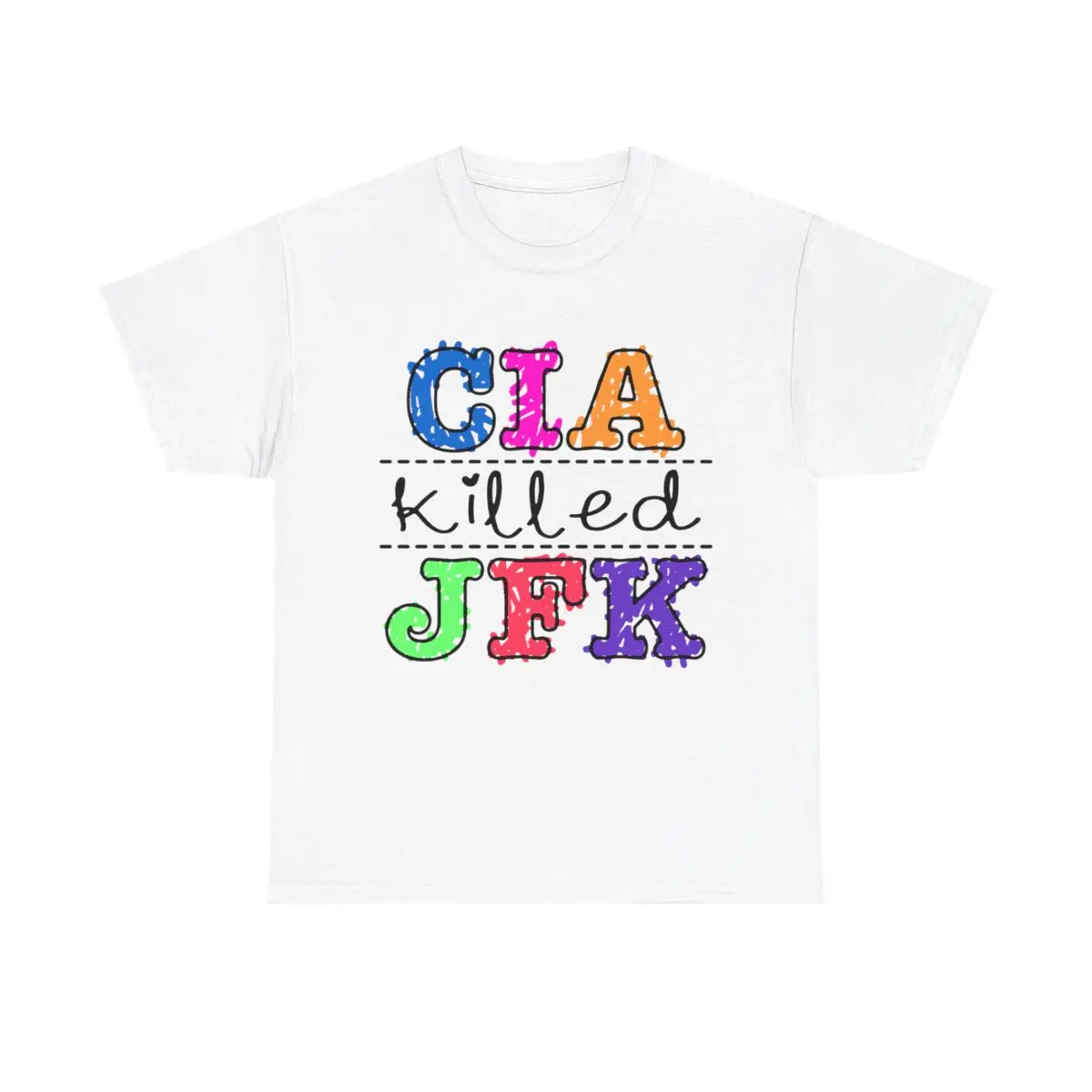 JFK Unisex Heavy Cotton Tee.