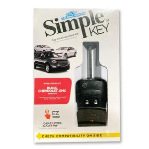 GM Simple Key 3 Button Flip Key (GMFK3SK-KIT)