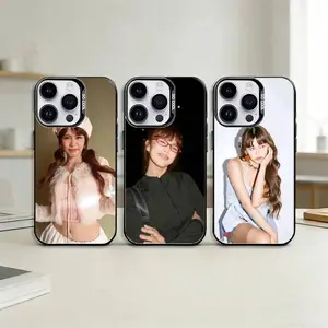 B-BINI M-MALOI Phone Case Color Silver Shell For IPhone 17 16 15 14 13 12 11 Pro Max Plus