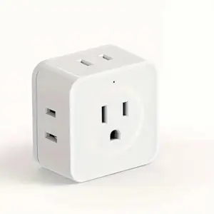 Multi Plug Outlet Splitter, Multiple Outlet Extender Adapter With 5 Outlets, Side Outlet Splitter Box For Cruise, Travel, Office, Dorm Essentials