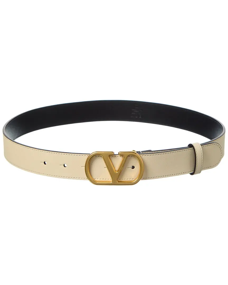 Valentino VLogo Signature Leather Belt