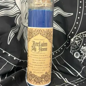 Reclaim My Home Candle - Fixed Candle for Clearing Lingered Energies and Unwanted Influences - Restores Home as Sanctuary of Safety and Belonging