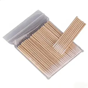 100-800 Pieces Cleaning Cotton Swabs, Single/twin Tips Design, Premium Beauty Tool with Storage Bag, Ideal for Makeup & Personal Care