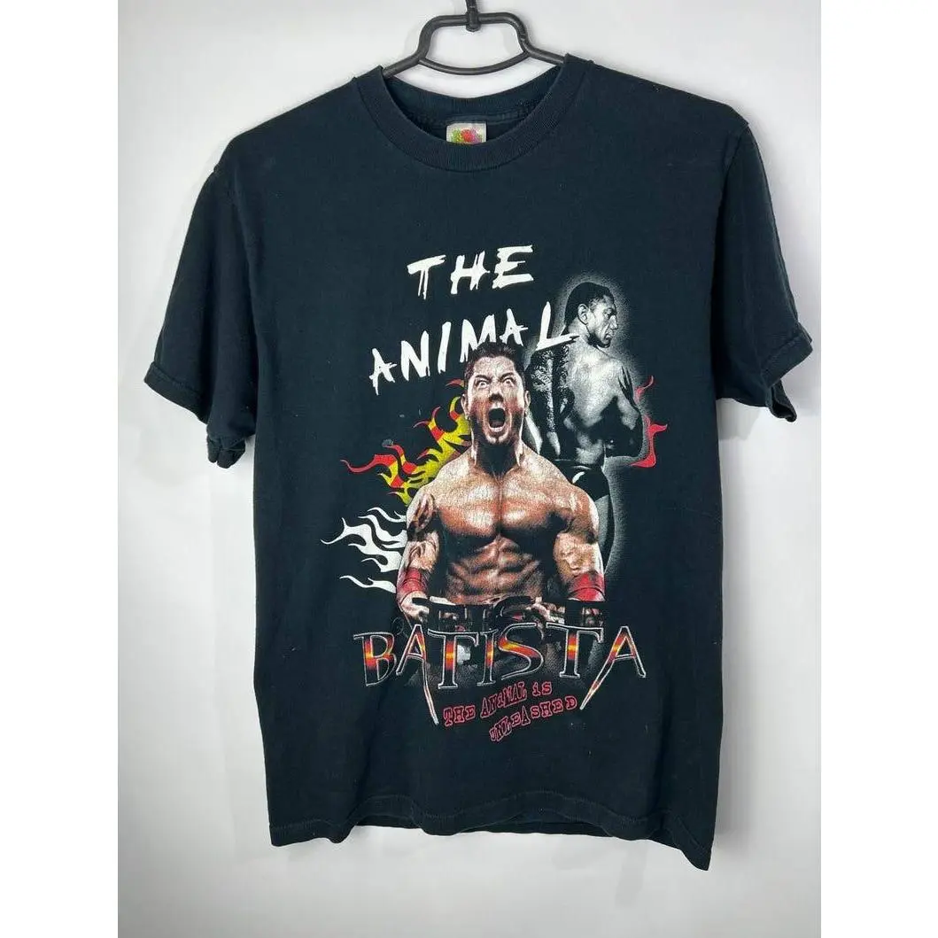 Vintage streetwear WWE Wrestling Batista The Animal T-shirt