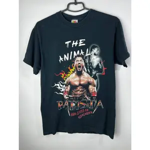 Vintage streetwear WWE Wrestling Batista The Animal T-shirt