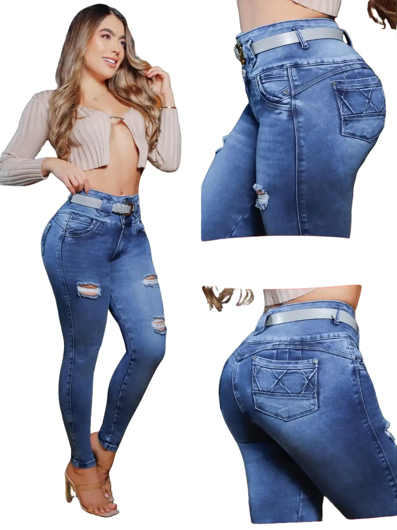 COLOMBIAN BONBONUP WOMAN'S JEANS BUTT LIFTER