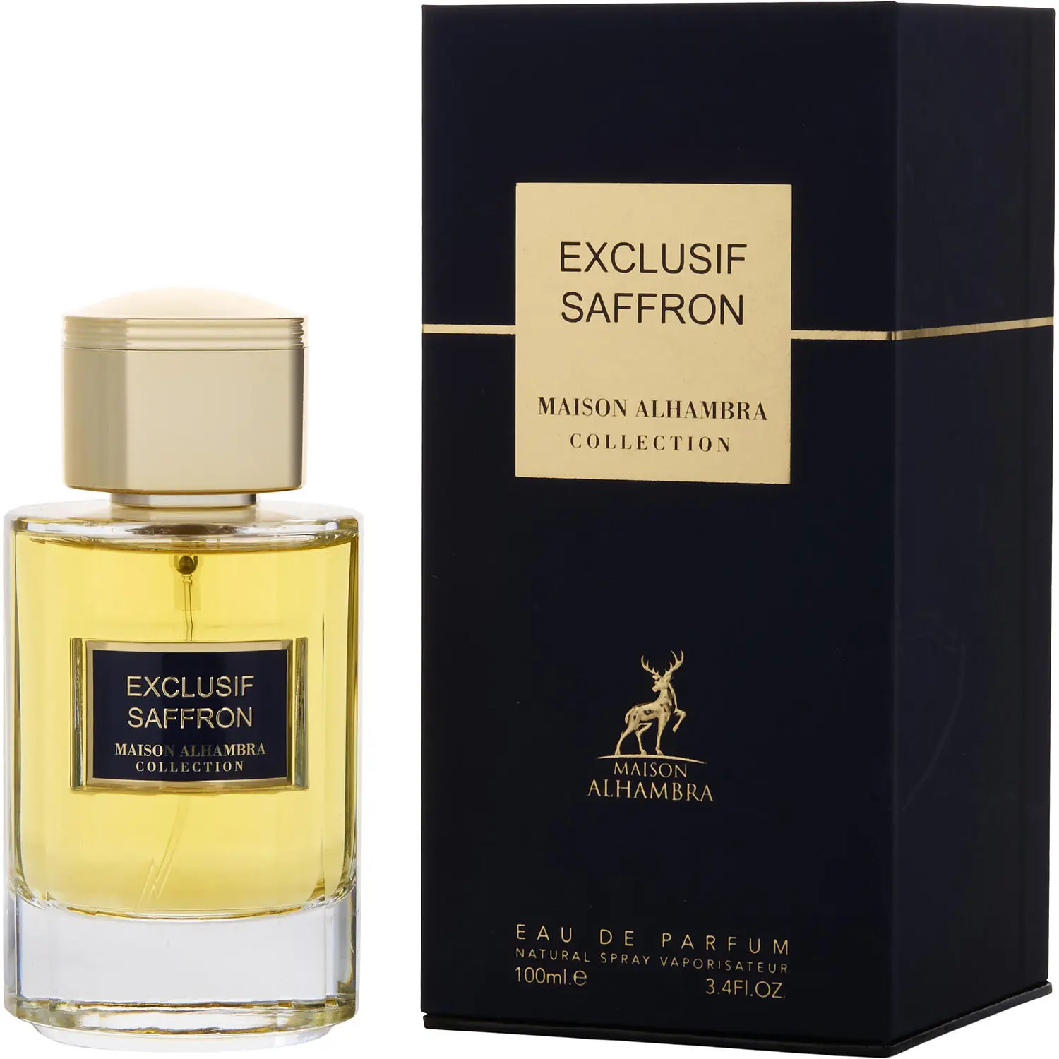 Maison Alhambra Exclusif Saffron By Maison Alhambra Eau De Parfum For Unisex Maison Alhambra Exclusif Saffron By Maison Alhambra Eau De Parfum For Unisex