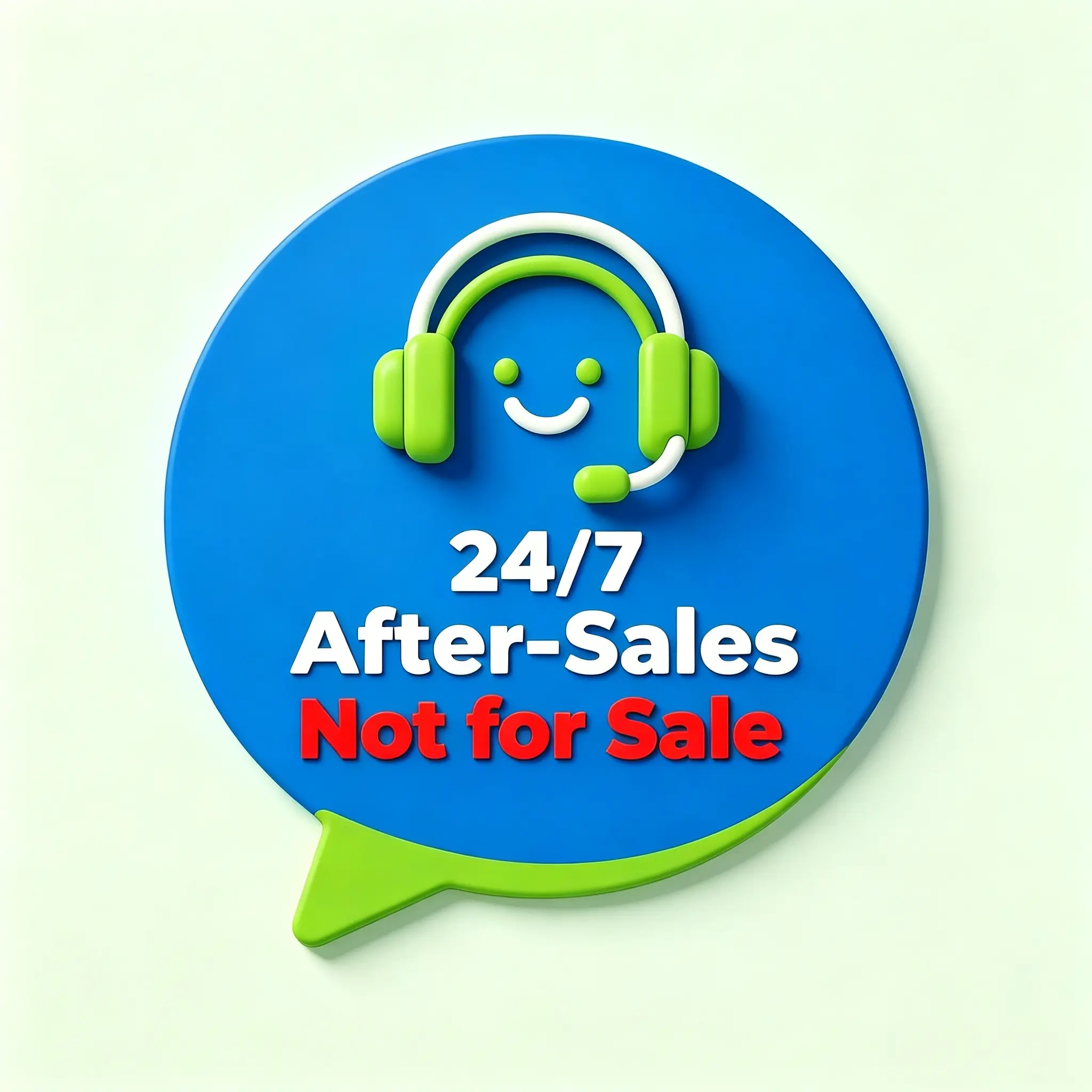 No‑purchase required, after‑sales service