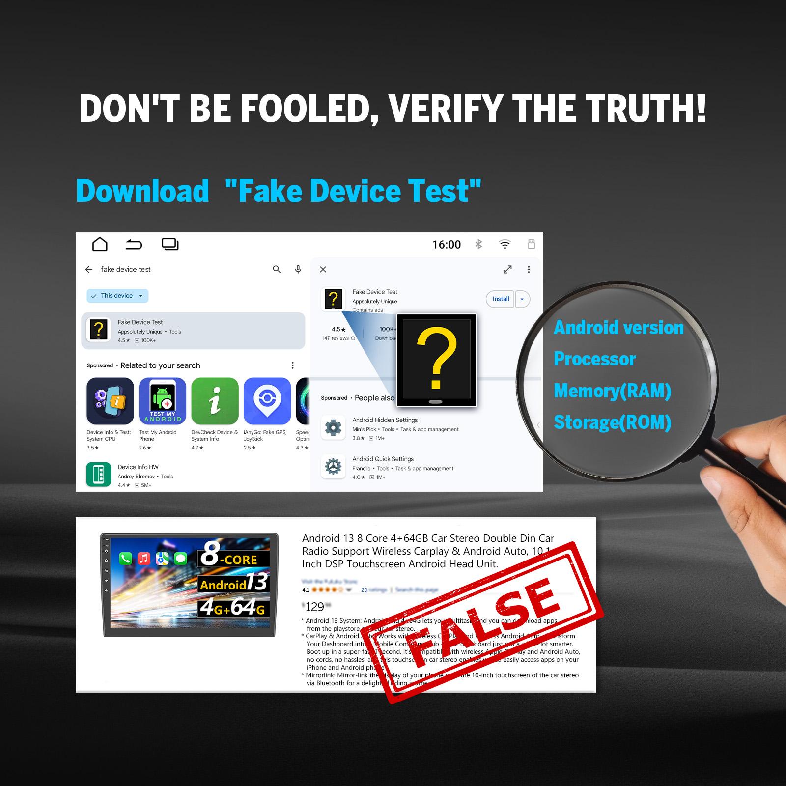 EONON 8" Android 13/14 Car Stereo, Car Radio for Chevy, GMC, Buick, Silverado, Sierra, Suburban, Tahoe, Impala, Avalanche, Traverse, Acadia, Yukon, Wireless CarPlay & Android Auto, 4GB RAM, 64GB ROM, Bluetooth, SWC, Backup Camera - GMX7A & GMX6S PRO