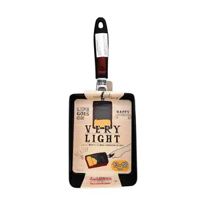 PEARL LIFE Japanese Tamagoyaki Pan - Non-stick Square Omelette Pan for Rolled Omelets, 13x18cm