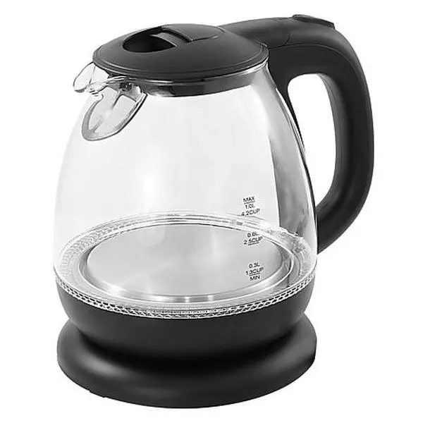 Elite Cuisine 1.06 Qt. Electric Rapid Boil Glass Water Kettle Elite Cuisine 1.06 Qt. Electric Rapid Boil Glass Water Kettle