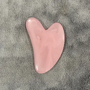 Gua Sha Board, Resin Body Massager, Body Shaping Tool, SPA Beeswax Heart-shaped Scraper Skin Care Tool, Wrinkle Remover