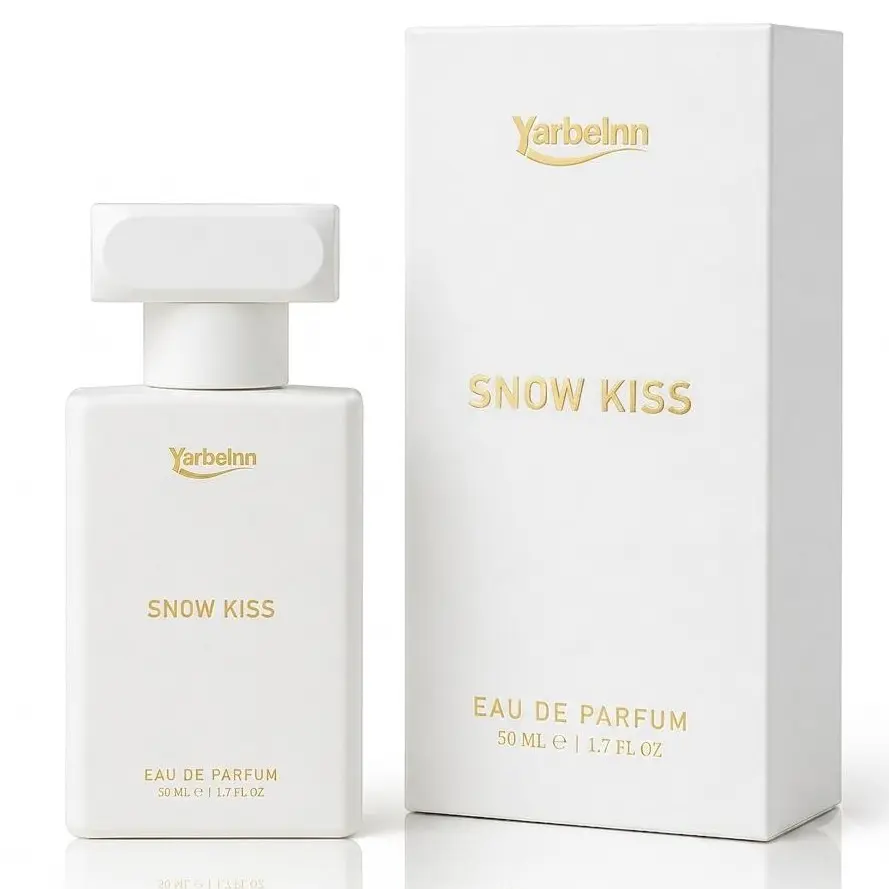 YARBELNN Snow Kiss Eau de Parfum with Passion Fruit, Vanilla & Amberwood Notes, Clean Girl Floral Perfumes for Women, Alcohol Base, Gift for Her, 1.7 fl oz / 50ml, Long Lasting Perfumes, Clean Girl Perfume