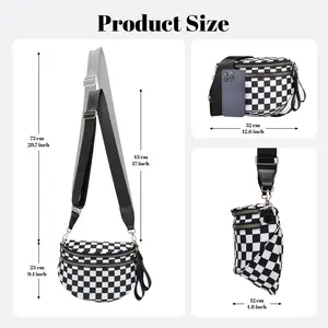 Women's new single - shoulder bag, stylish and versatile, made of Oxford cloth, large - capacity shell - shaped bag, lightweight cross - body bag, sports bag