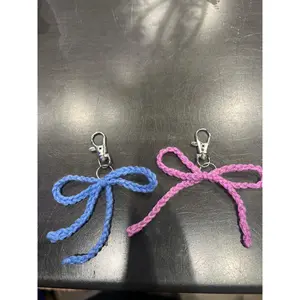 Handmade Coquette Bow Keychain