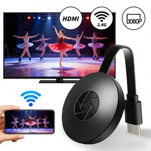 Wireless HDMI Transmitter and Receiver – 1080P Full HD Wireless Display Kit, 30m Stable Transmission, Plug & Play Setup, AirPlay/Miracast/DLNA Compatible, Stream Movies, Photos, PPT from Phone/Tablet/PC to TV/Monitor for Home & Office Use