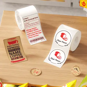 NIIMBOT Red and Black Two-Color Waterproof,Applicable For NIIMBOT B Series Pro models Thermal label printer only  Oil-Proof, Wear-Resistant Label Paper for Various Applications