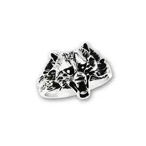 Wolf Ring - Stainless Steel