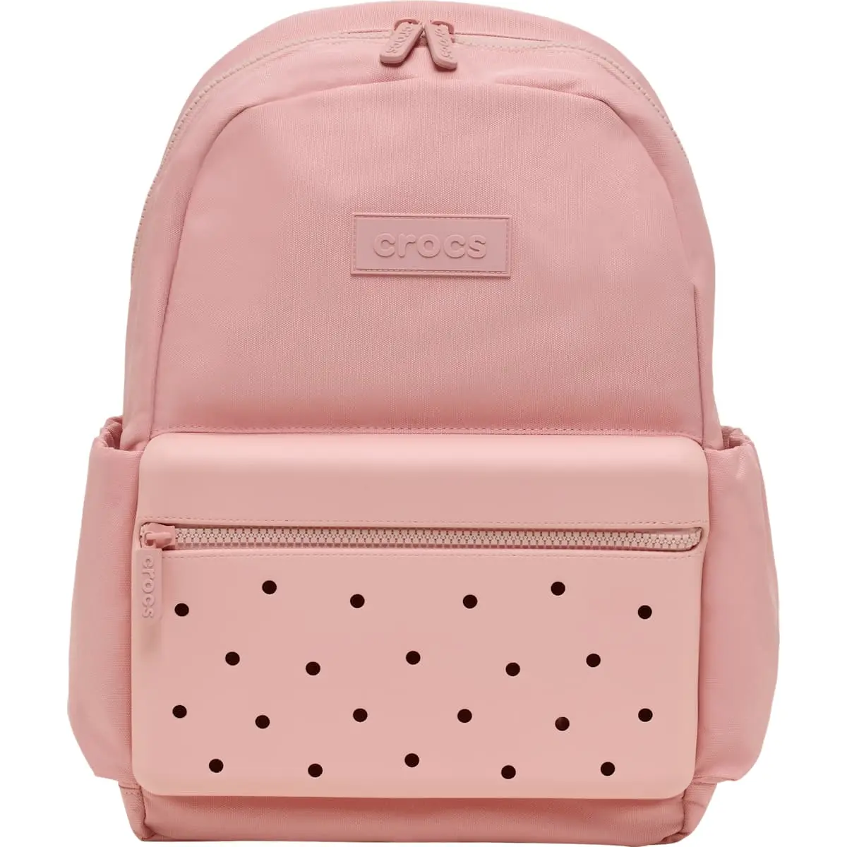 Nylon Casual Daypack Backpack with Jibbitz Charms, Lightweight Travel Crocs Nylon Backpack, Personalize with Jibbitz Charms  main image 2