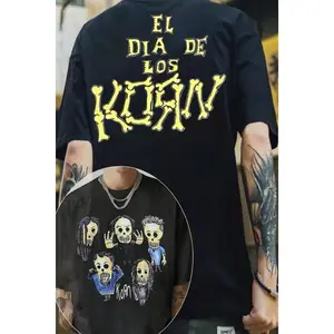 Korn Band T-Shirt, Music Tour Shirt, Unisex Shirt, Band Graphic Tee RL3