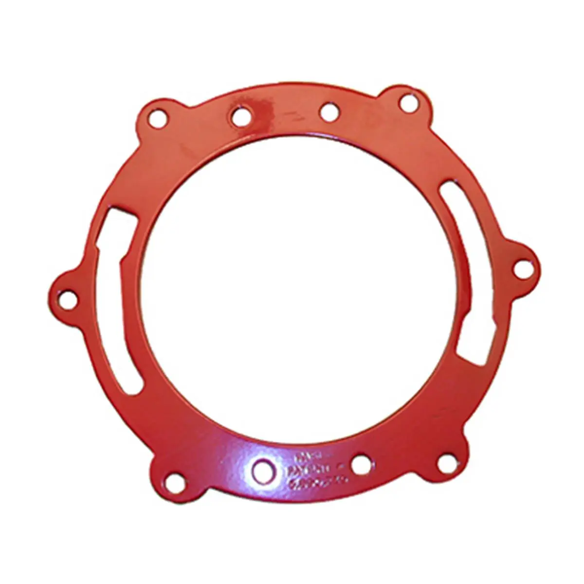 212 MAIN Coated Metal Toilet Flange Repair Ring - Home Improvement Bathroom Fixture Replacement Part, 0.25x7.25x8 in, Fits Cast Iron/Plastic Closet Flanges, Repairs Broken Units, Secures via Bolting to the Floor