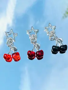 Cute Cherry Bag Charms, Bag Pendant, Keychain Purse Charms for Handbags, Cherry Keyring Accessories for Women & Girls, Perfect Gift Idea