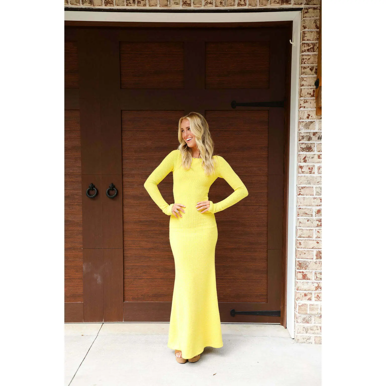 Logan Dress - Lemon