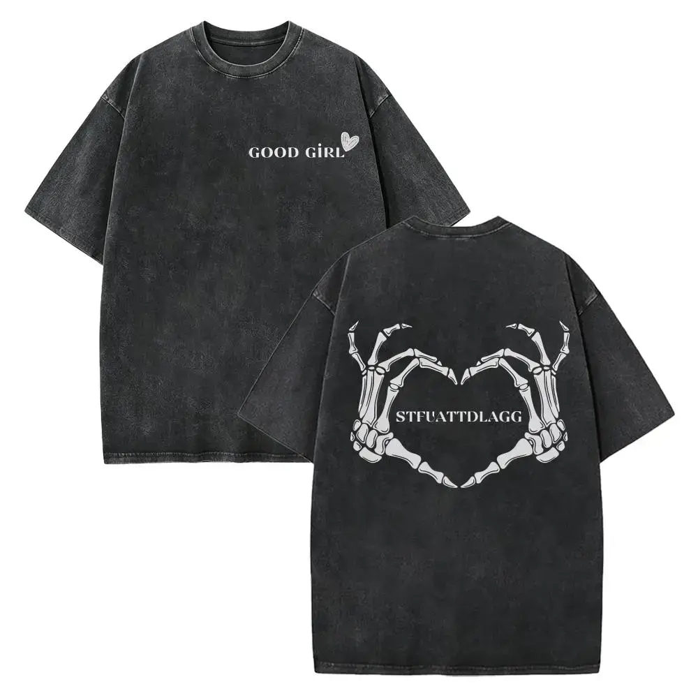 Good Girl T-Shirt, STFUATTDLAGG Shirt, Dark Romance Shirt, Morally Grey Readers Tee, Pitch Black, BookTok merch, Dark Romance reader shirt