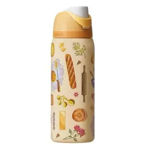 New 2026 Owala FreeSip 32oz Brunch Bunch Water Bottle – Urban Outfitters Exclusive, Leakproof, Insulated Water Bottle Button Drinkware, Gift For Her