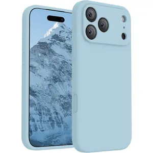 FireNova Magnetic for iPhone 17 Pro Max Case, Compatible with MagSafe, [Integrated Silicone Camera Control Button] [Camera Protection] Anti-Scratch Microfiber Lining Phone Case, 6.9", Sky Blue